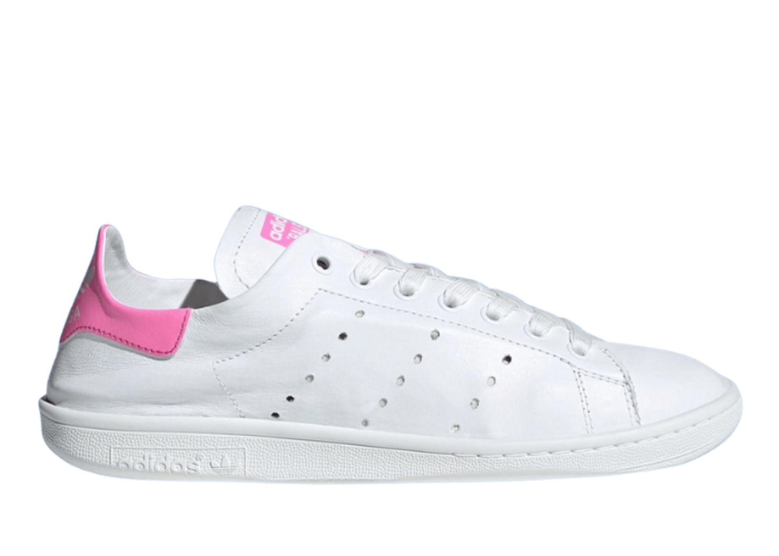 Stan smith white pink red online